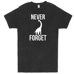  "Never Forget - Dinosaur" men's t-shirt Vintage Black