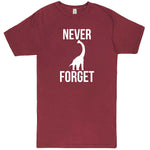 "Never Forget - Dinosaur" men's t-shirt Vintage Brick