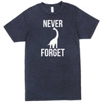  "Never Forget - Dinosaur" men's t-shirt Vintage Denim