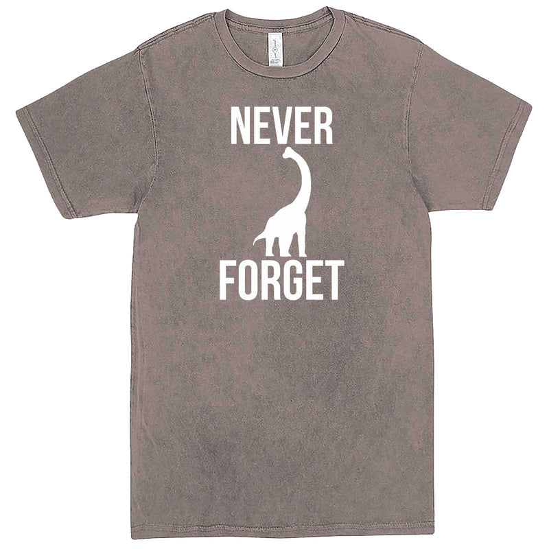  "Never Forget - Dinosaur" men's t-shirt Vintage Zinc