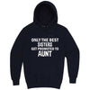  "Only the Best Sisters Get Promoted to Aunt, white text" hoodie, 3XL, Navy