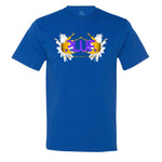 "PLUR - Peace, Love, Unity, Respect" Men's Shirt Royal-Blue