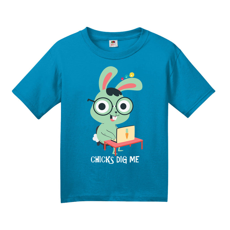 Chicks Dig Me - Kid's Bunny T-Shirt