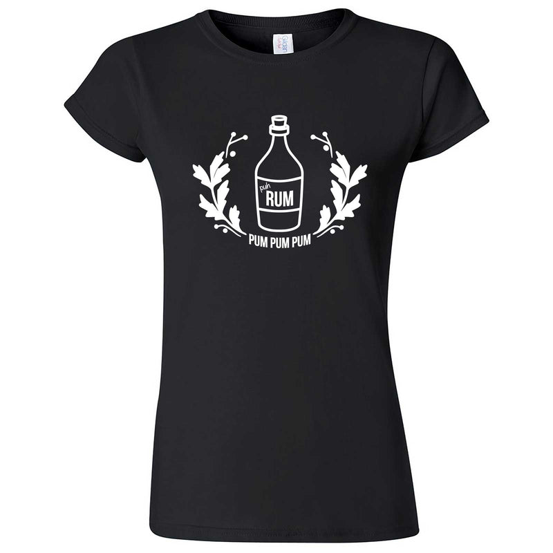  "Pah Rum Pum Pum Pum" women's t-shirt Black
