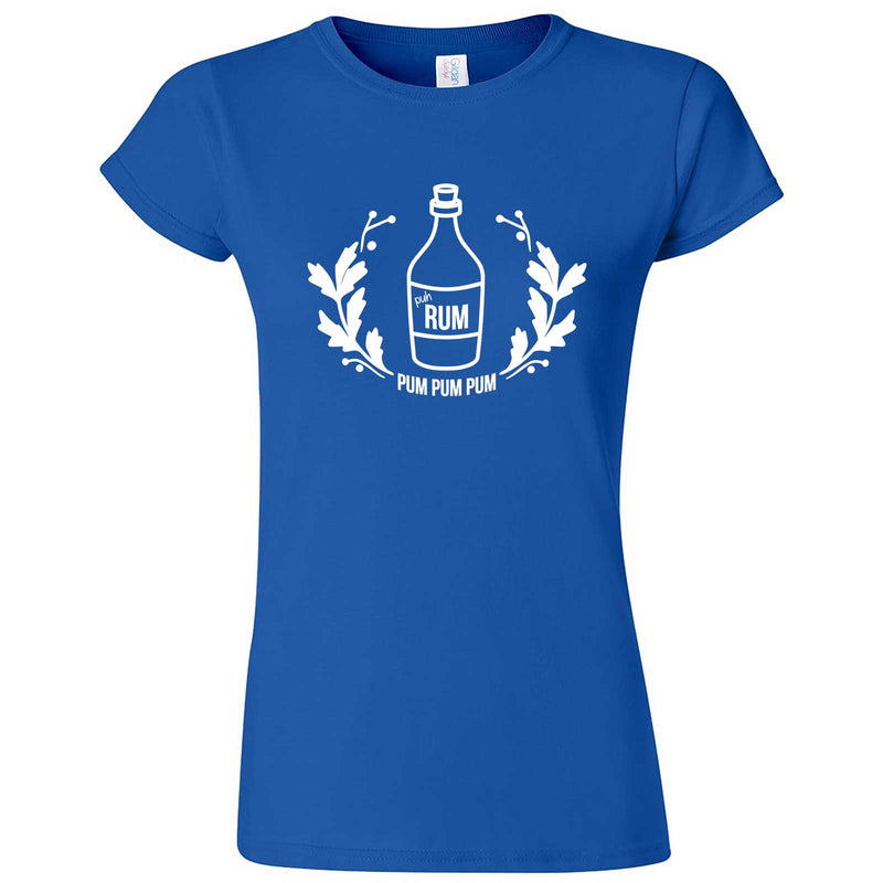  "Pah Rum Pum Pum Pum" women's t-shirt Royal Blue