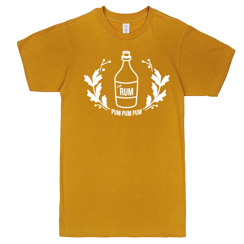  "Pah Rum Pum Pum Pum" men's t-shirt Mustard