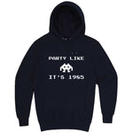  "Party Like It's 1985 - Space Alien" hoodie, 3XL, Navy