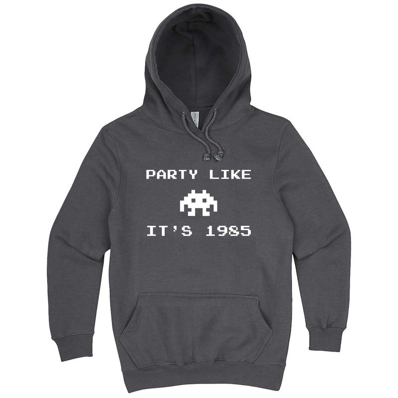  "Party Like It's 1985 - Space Alien" hoodie, 3XL, Storm