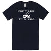  "Party Like It's 1985 - Video Games" men's t-shirt Navy