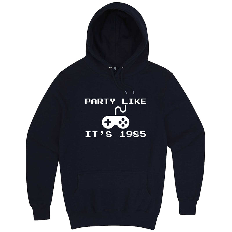  "Party Like It's 1985 - Video Games" hoodie, 3XL, Navy