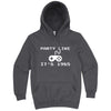  "Party Like It's 1985 - Video Games" hoodie, 3XL, Storm