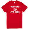  "Party Like It's 1985 - Puzzle Cube" men's t-shirt Red