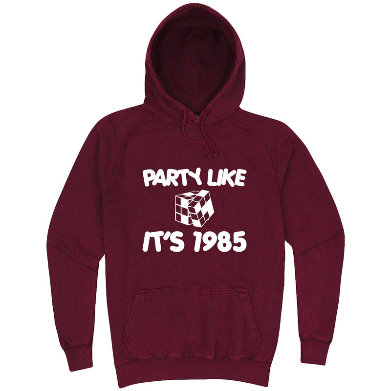  "Party Like It's 1985 - Puzzle Cube" hoodie, 3XL, Vintage Brick