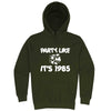  "Party Like It's 1985 - Puzzle Cube" hoodie, 3XL, Army Green