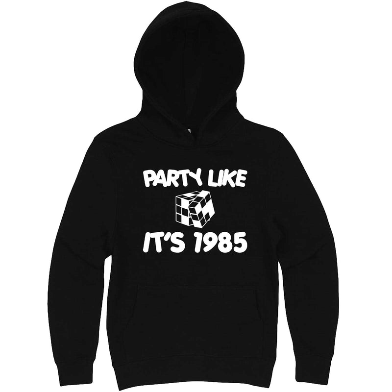  "Party Like It's 1985 - Puzzle Cube" hoodie, 3XL, Black