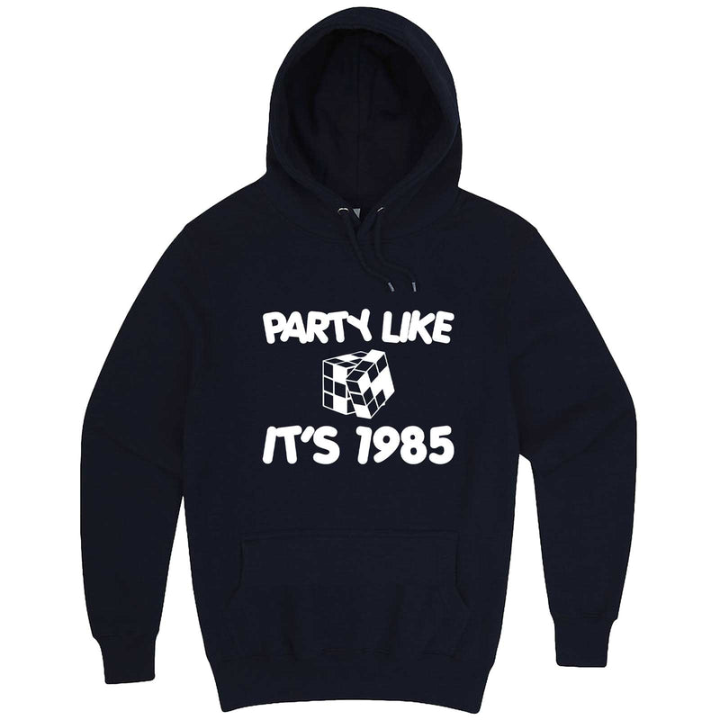  "Party Like It's 1985 - Puzzle Cube" hoodie, 3XL, Navy