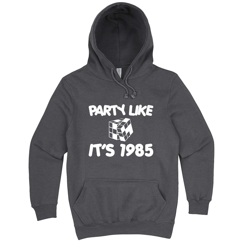  "Party Like It's 1985 - Puzzle Cube" hoodie, 3XL, Storm