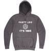  "Party Like It's 1985 - RPG Dice" hoodie, 3XL, Vintage Zinc