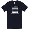  "Party Like It's 3000 B.C. - Backgammon" men's t-shirt Navy