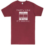  "Party Like It's 3000 B.C. - Backgammon" men's t-shirt Vintage Brick