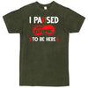 "I Paused My Game to Be Here" Men's Shirt Vintage Olive