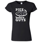  "Pies Before Guys" women's t-shirt Black