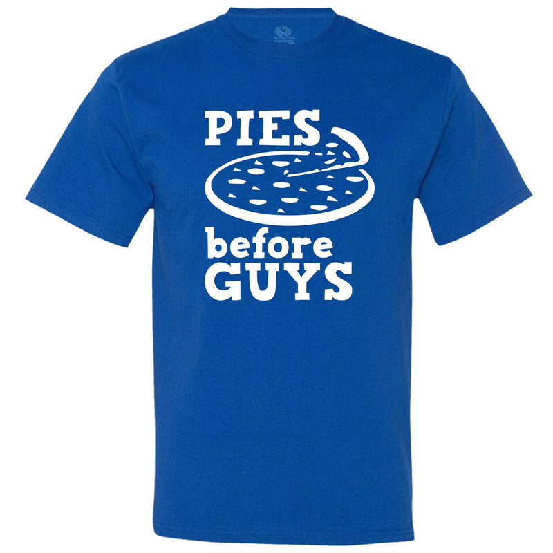  "Pies Before Guys" men's t-shirt Royal-Blue