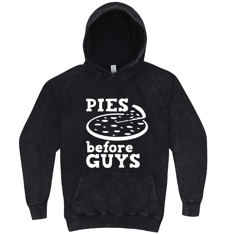  "Pies Before Guys" hoodie, 3XL, Vintage Black