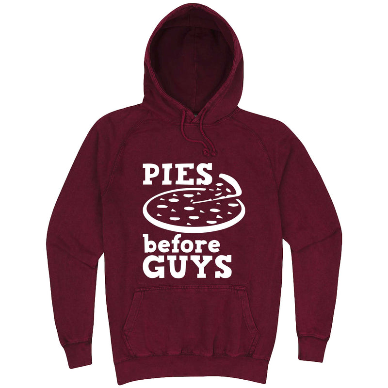  "Pies Before Guys" hoodie, 3XL, Vintage Brick