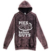  "Pies Before Guys" hoodie, 3XL, Vintage Cloud Black