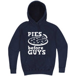  "Pies Before Guys" hoodie, 3XL, Vintage Denim