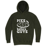  "Pies Before Guys" hoodie, 3XL, Vintage Olive