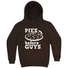  "Pies Before Guys" hoodie, 3XL, Chestnut