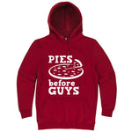  "Pies Before Guys" hoodie, 3XL, Paprika