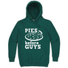  "Pies Before Guys" hoodie, 3XL, Teal
