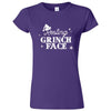  "Resting Grinch Face" women's t-shirt Purple