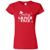  "Resting Grinch Face" women's t-shirt Red