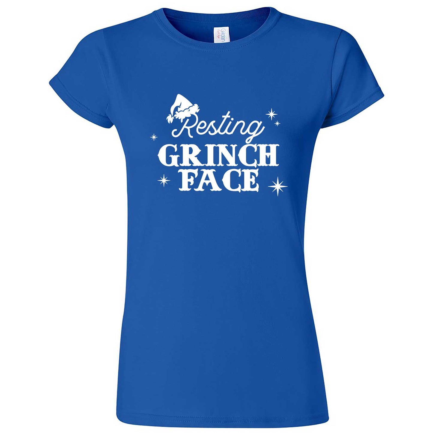  "Resting Grinch Face" women's t-shirt Royal Blue