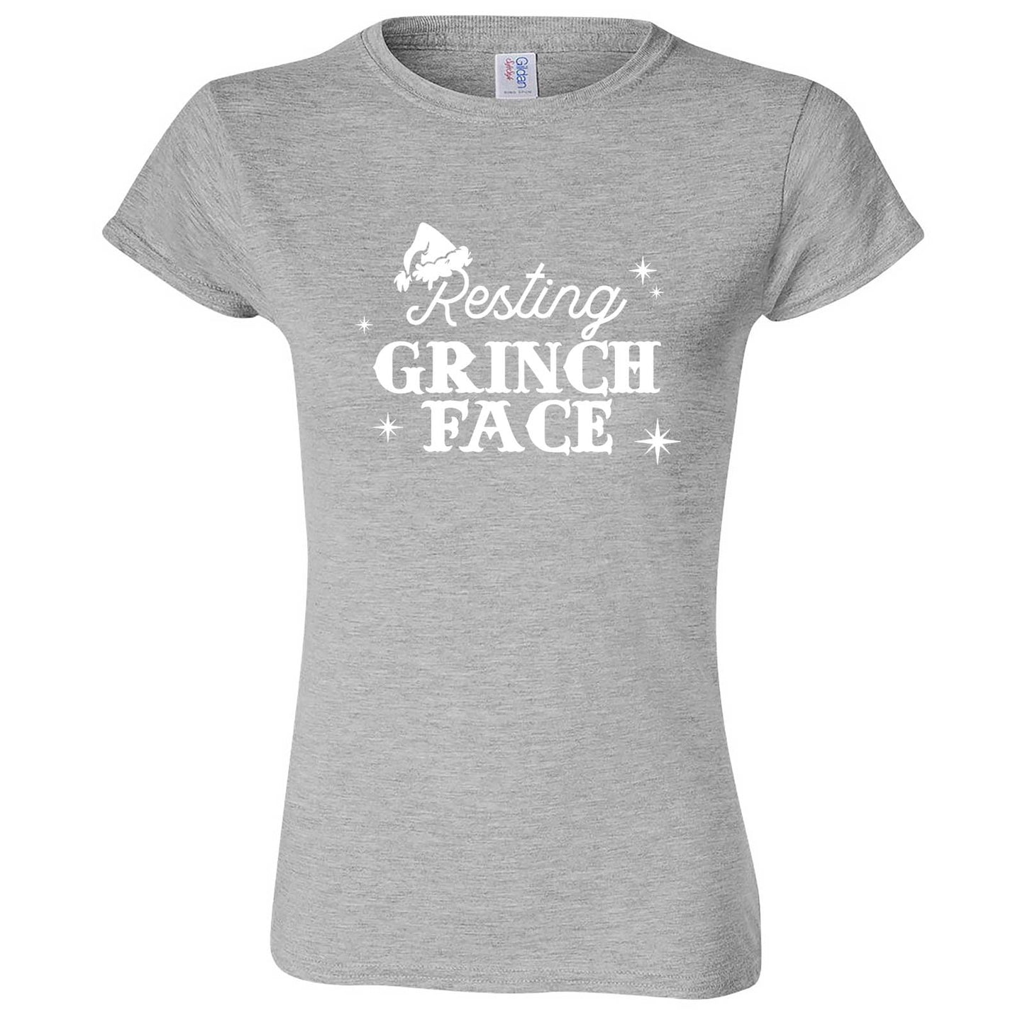  "Resting Grinch Face" women's t-shirt Sport Grey