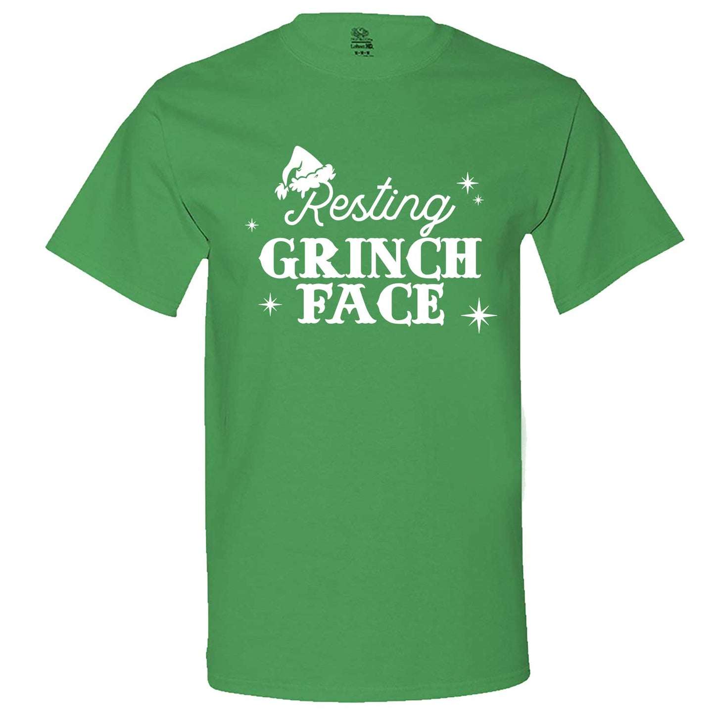  "Resting Grinch Face" men's t-shirt Irish-Green