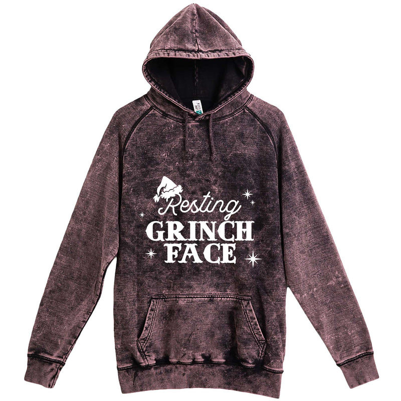  "Resting Grinch Face" hoodie, 3XL, Vintage Cloud Black