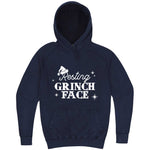  "Resting Grinch Face" hoodie, 3XL, Vintage Denim