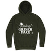  "Resting Grinch Face" hoodie, 3XL, Vintage Olive