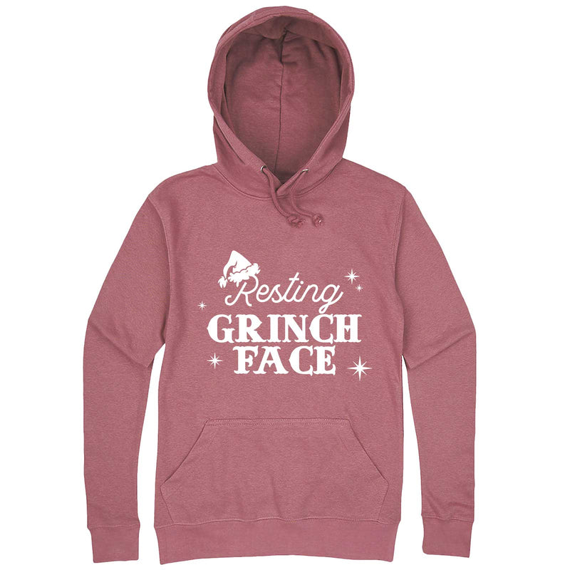  "Resting Grinch Face" hoodie, 3XL, Mauve