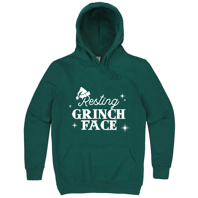  "Resting Grinch Face" hoodie, 3XL, Teal