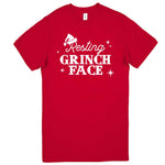  "Resting Grinch Face" men's t-shirt Red