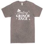  "Resting Grinch Face" men's t-shirt Vintage Zinc