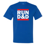 "Run D&D" Men's Shirt Royal-Blue