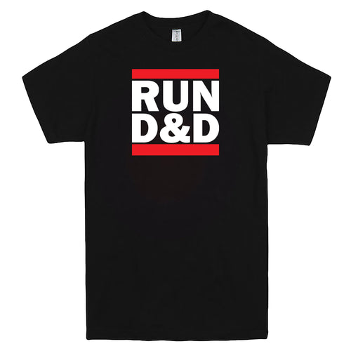 "Run D&D" Men's Shirt Black