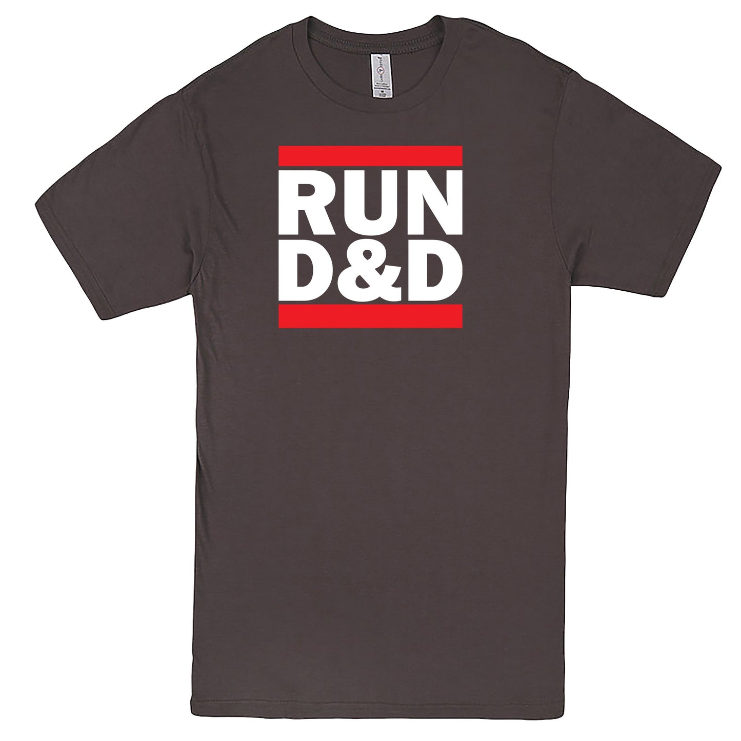 "Run D&D" Men's Shirt Charcoal